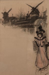 Moulin de la Galette -tutkimus, 1896. tekijältä Auguste Roedel