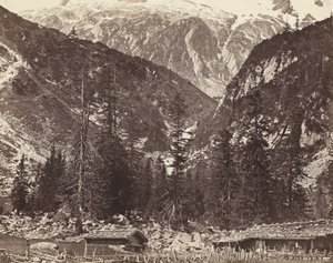 Chalet de Handeck, vall de Hasli, cantó de Berna, Suïssa, c. 1860 finès