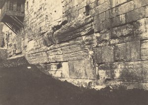 Jerusalem. Enceinte du Temple. Arche du pont salomonien qui luotettava Moria à Sion