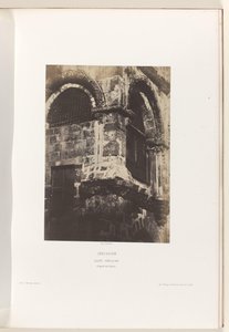 Kapel van de Heilig Grafkerk, Jeruzalem Jerusalem. Pyhä hauta. Golgatan kappeli (otsikko esineessä) tekijältä Auguste Salzmann