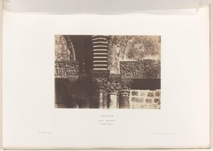 Kapitelen van de Heilig Grafkerk, Jeruzalem Jerusalem. Pyhä hauta. Isojen kirjainten tiedot (objektin otsikko) tekijältä Auguste Salzmann