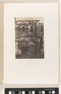 Jerusalemin Pyhän haudan kirkon julkisivu Jerusalem. Pyhä hauta. Julkisivu (otsikko esineessä)