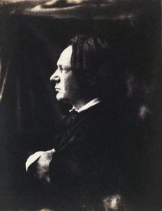 Auguste Vacquerien (1819-1855) muotokuva Victor Hugosta - 1852 tekijältä Auguste Vacquerie