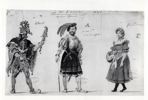 Pukusuunnittelu Victor Hugon (1802-85) Le Roi s
