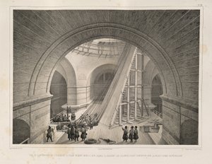 Sisäkuva katedraalista ja rampilta Alkaen: Pyhän Iisakin katedraalin rakentaminen, 1845
