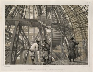 Metallirakenne katedraalin sisällä Alkaen: Pyhän Iisakin katedraalin rakentaminen, 1845