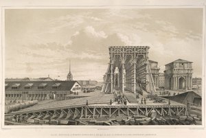 Ensimmäinen sarake rakentamisesta alkaen: Pyhän Iisakin katedraalin rakentaminen, 1845