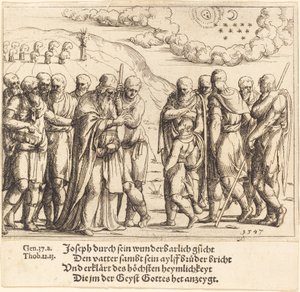 Joseph kertoo unistaan, 1547. tekijältä Augustin Hirschvogel