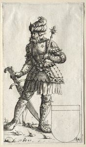 Sigismund II, Puolan kuningas, 1546. tekijältä Augustin Hirschvogel