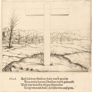 Kristuksen risti, 1548. tekijältä Augustin Hirschvogel