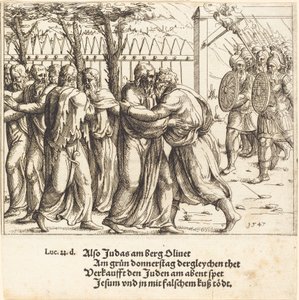 Juudaksen suudelma. tekijältä Augustin Hirschvogel