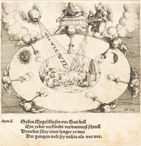 Seitsemännen sinetin avaaminen, 1549. tekijältä Augustin Hirschvogel
