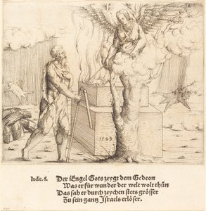 Gideonin uhri, 1549. tekijältä Augustin Hirschvogel