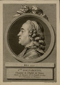 Charles Gauzarguesin muotokuva 1725-1799, 1767. tekijältä Augustin Saint Aubin de