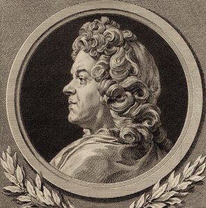 Muotokuva säveltäjä Jean-Baptiste Lullystä 1632-1687, 1770. tekijältä Augustin Saint Aubin de