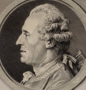 Muotokuva viulisti ja säveltäjä Jean Joseph Cassanéa de Mondonville 1711-1772, 1768. tekijältä Augustin Saint Aubin de