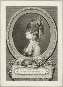Adrienne-Sophie, *** markiisitar. tekijältä Augustin de Saint Aubin