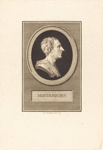 Charles Louis de Secondat Montesquieu tekijältä Augustin de Saint Aubin