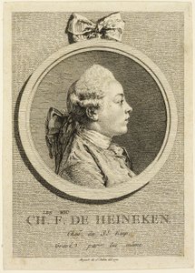 Charles Frederick de Heinckenin muotokuva tekijältä Augustin de Saint Aubin