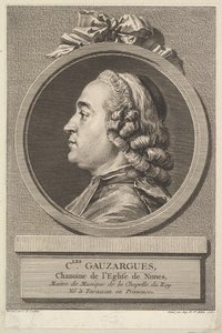 Charles Gauzarguesin muotokuva, 1767. tekijältä Augustin de Saint Aubin