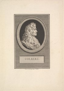 Colbertin muotokuva, 1800. tekijältä Augustin de Saint Aubin