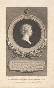 De Lariven muotokuva, 1785. tekijältä Augustin de Saint Aubin