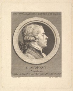 Muotokuva Francois Dumontista, 1788. tekijältä Augustin de Saint Aubin