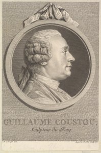 Guillaume Coustoun muotokuva, 1770. tekijältä Augustin de Saint Aubin