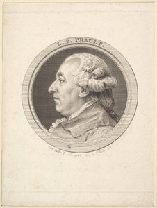 L. F. Praultin muotokuva, 1787. tekijältä Augustin de Saint Aubin