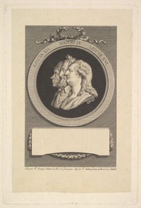 Ludvig XVI:n, Henri IV:n ja Ludvig XII:n muotokuva, 1791. tekijältä Augustin de Saint Aubin