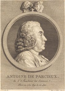 Antoine DeParcieux tekijältä Augustin de Saint Aubin after Charles Nicolas Cochin I