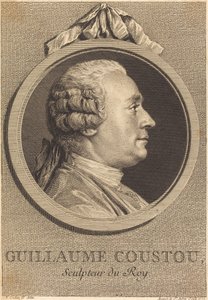Guillaume Coustou tekijältä Augustin de Saint Aubin after Charles Nicolas Cochin II