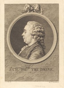 Jean-Charles-Philibert Trudaine tekijältä Augustin de Saint Aubin after Charles Nicolas Cochin II