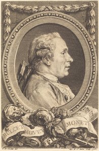 John Monet tekijältä Augustin de Saint Aubin after Charles Nicolas Cochin II