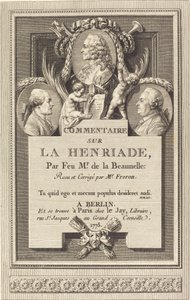 Kommentti Henriadesta tekijältä Augustin de Saint Aubin after Clément Pierre Marillier