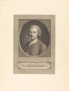 Etukappale: J.J. Rousseau tekijältä Augustin de Saint Aubin after Maurice Quentin