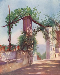 Palazzo Ruffolon terassi, Ravello (värilitro)