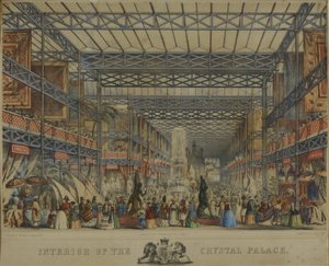 Crystal Palacen sisustus, 1851