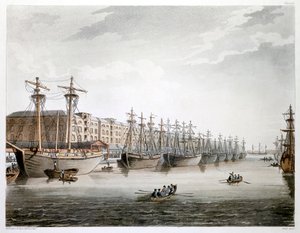 West India Docks, Lontoo, 1808-1810
