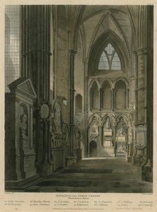 Sisäänkäynti Poets Corneriin, Westminster Abbey, Lontoo