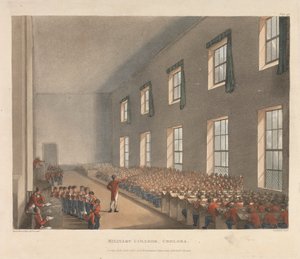 Military College, Chelsea tekijältä Augustus Charles Pugin
