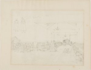 Ruokasali, turvapaikka tekijältä Augustus Charles Pugin