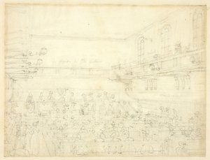 Tutkimus kveekarien kokousta varten, Lontoon mikrokosmoksesta tekijältä Augustus Charles Pugin