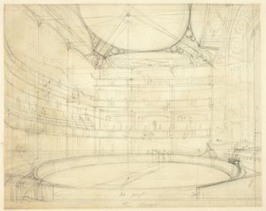 Opinto Royal Circusille, Microcosm of London tekijältä Augustus Charles Pugin