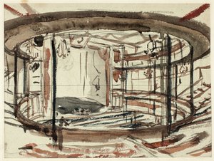 Tutkimus Sadlers Wells Theatrelle tekijältä Augustus Charles Pugin