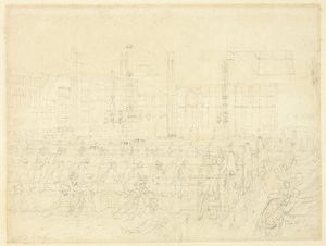 Tutkimus The Post Officelle, Microcosm of London tekijältä Augustus Charles Pugin