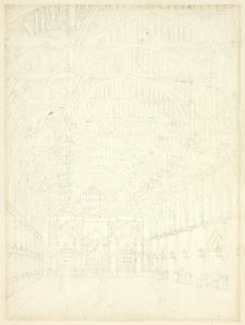 Tutkimus Westminster Hallille, Microcosm of London tekijältä Augustus Charles Pugin