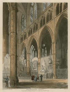 Westminster Abbey, Lontoo tekijältä Augustus Charles Pugin