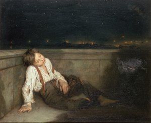 Syvennys London Bridgellä (öljy kankaalle)