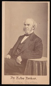 Peter Parkerin muotokuva 1804-1888, 1869. tekijältä Augustus Marshall